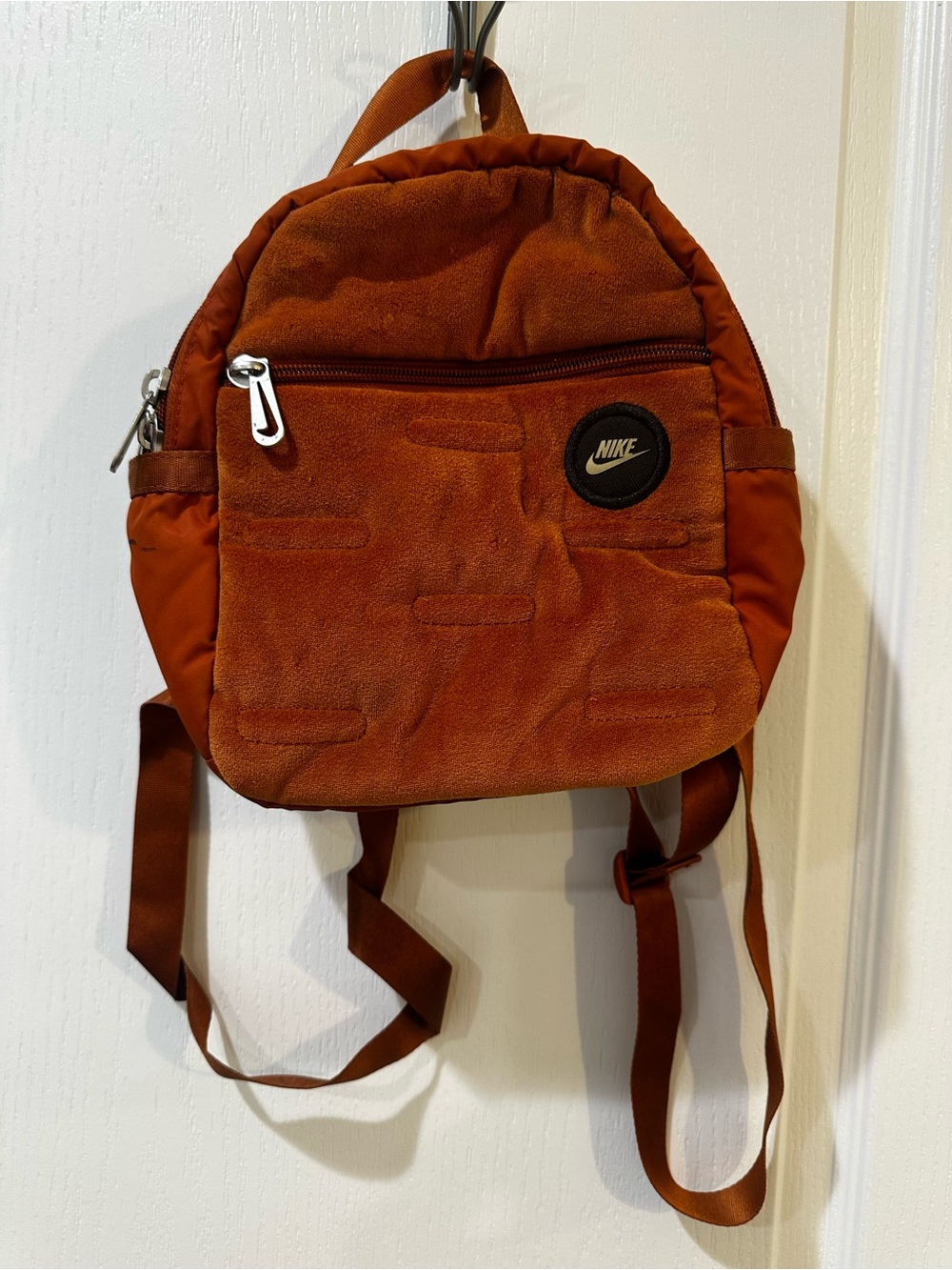 Nike Mini Backpack in Rust